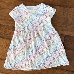 3 for $12 💚 Multicolor Heart Print Kids Dress